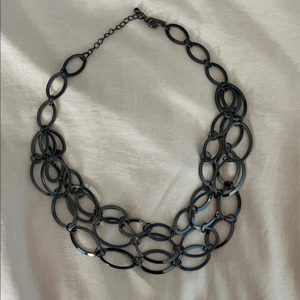 Elegant Black Chain Necklace